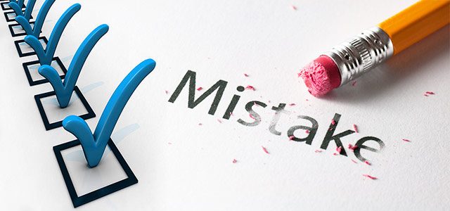 Грешки при залози