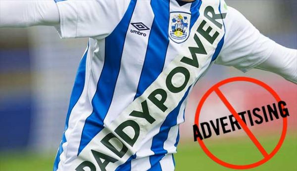 Paddy Power призова за прекратяване на рекламите върху футболни екипи