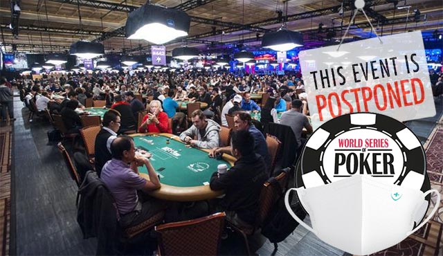 WSOP 2020 отложени заради коронавирус